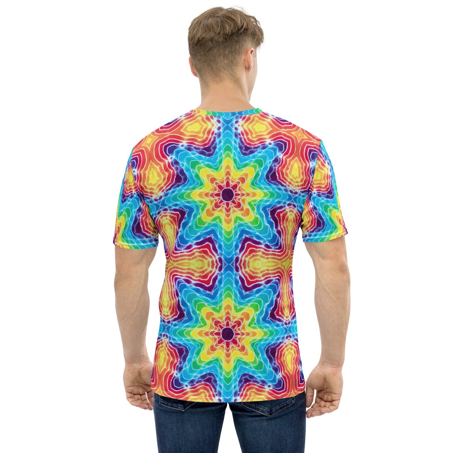 Tie Dye Print Men's T-shirt