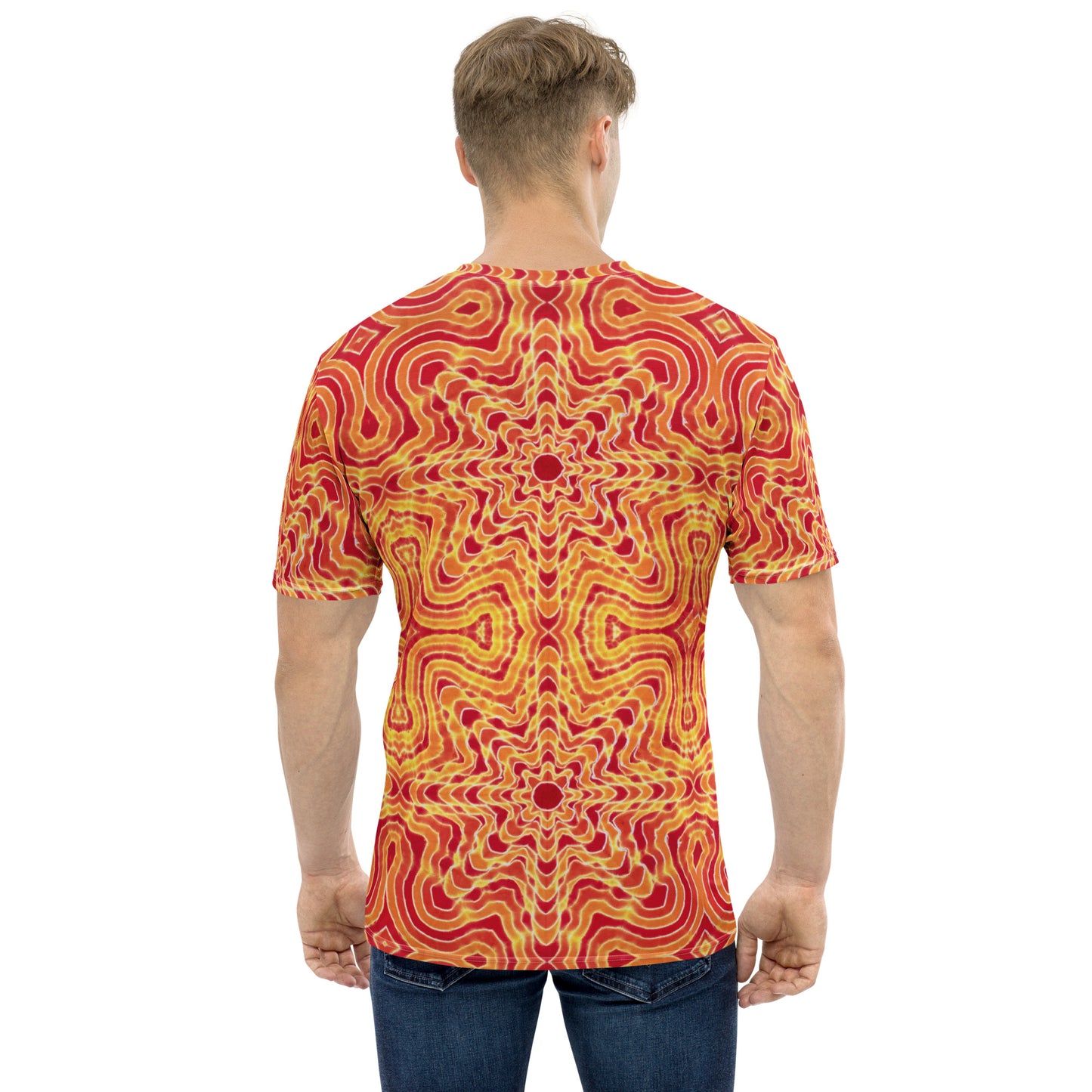 Tie Dye Print Men's T-shirt