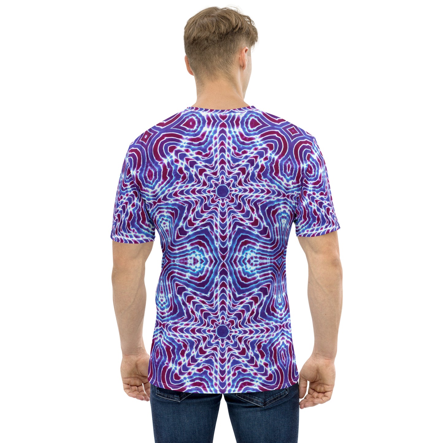 Tie Dye Print Men's T-shirt