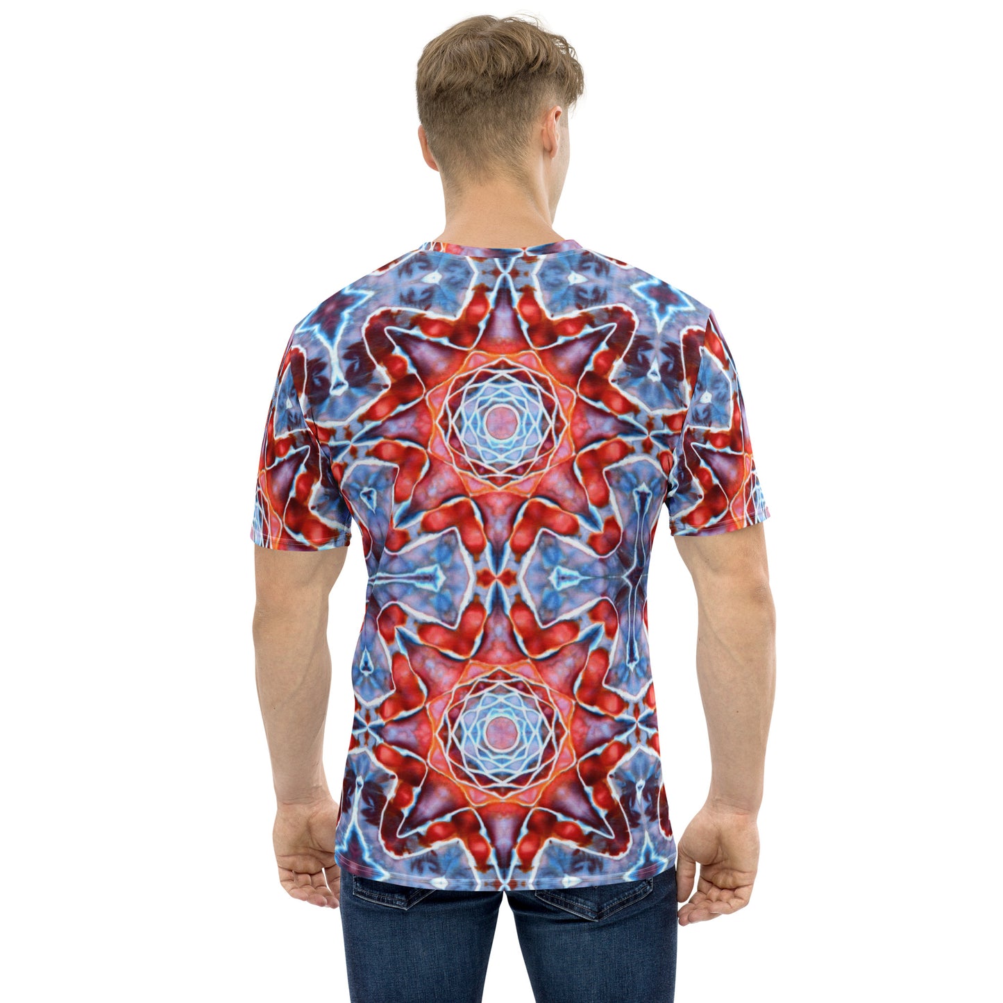 Tie Dye Print Men's T-shirt