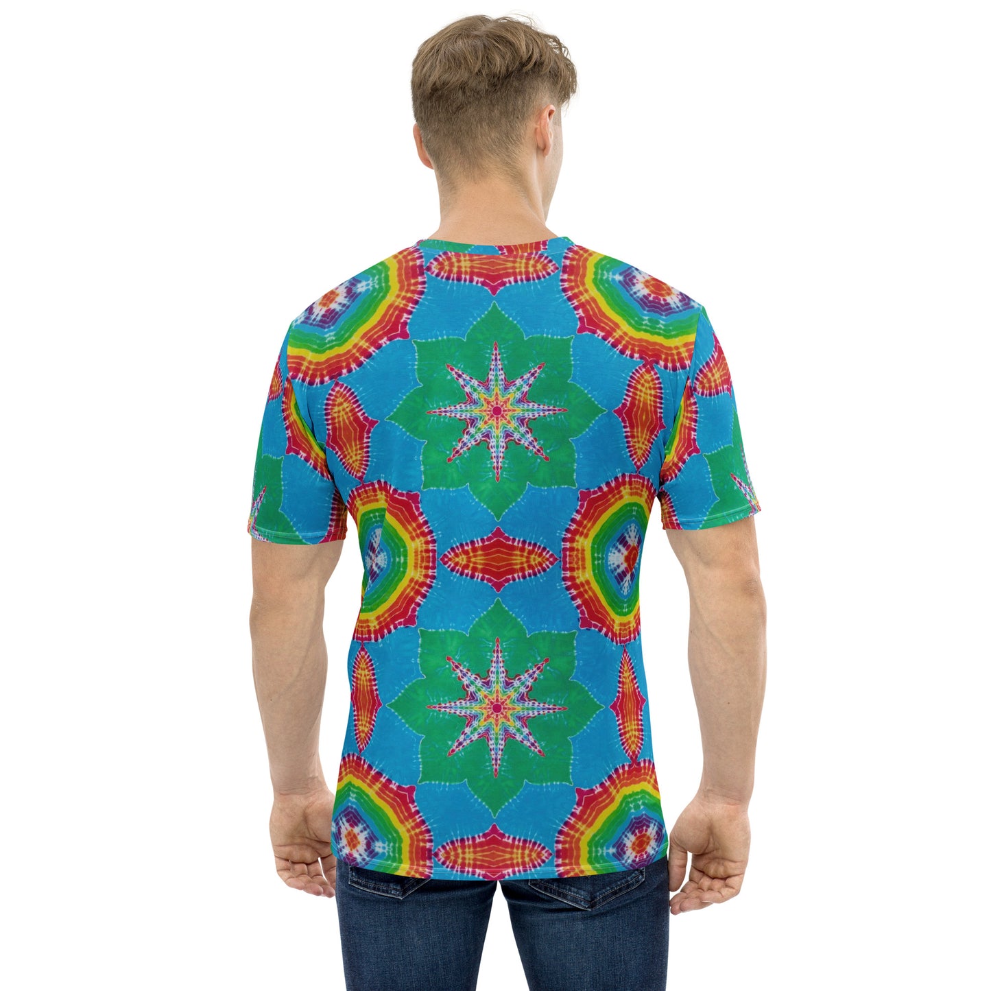 Tie Dye Print Men's T-shirt