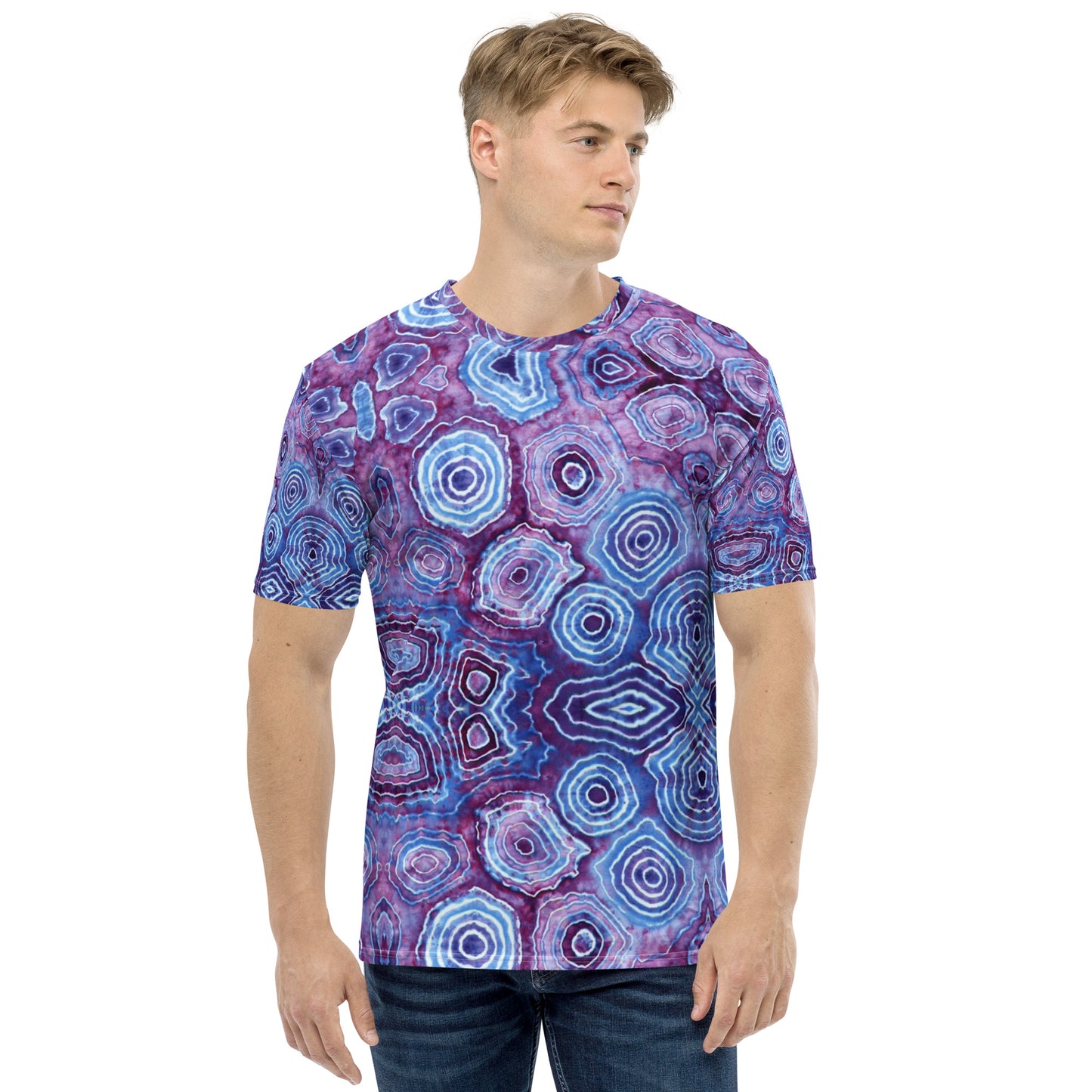 Tie Dye Print Men's T-Shirt