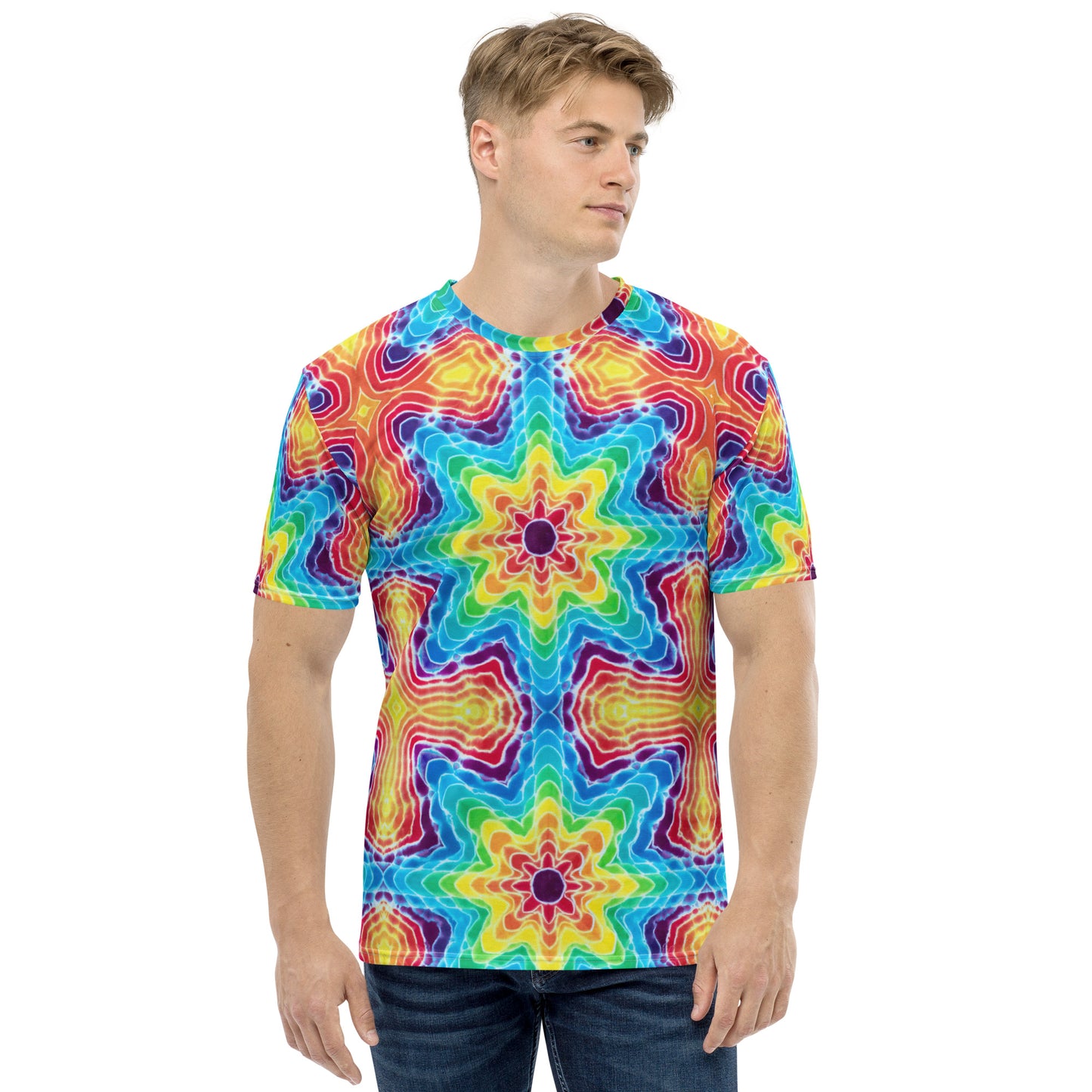 Tie Dye Print Men's T-shirt