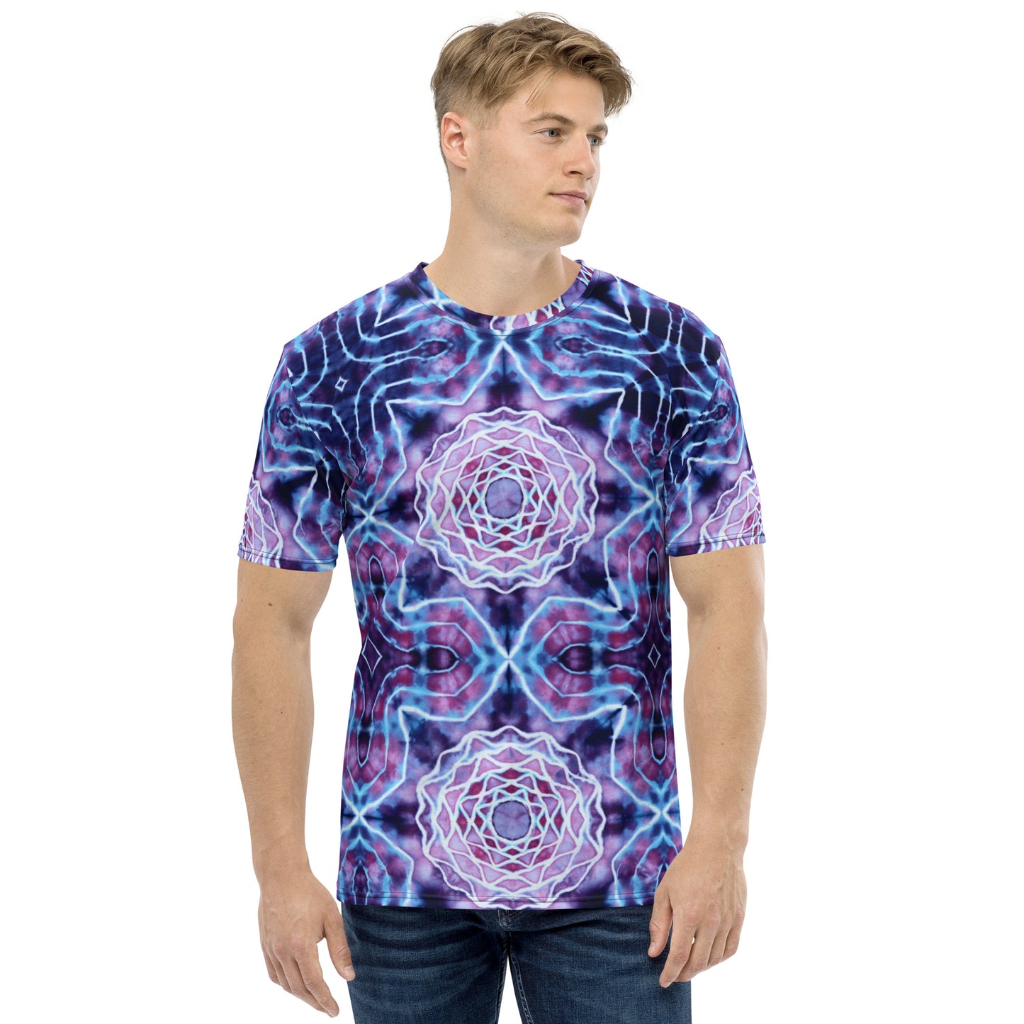 Tie Dye Print Men's T-shirt