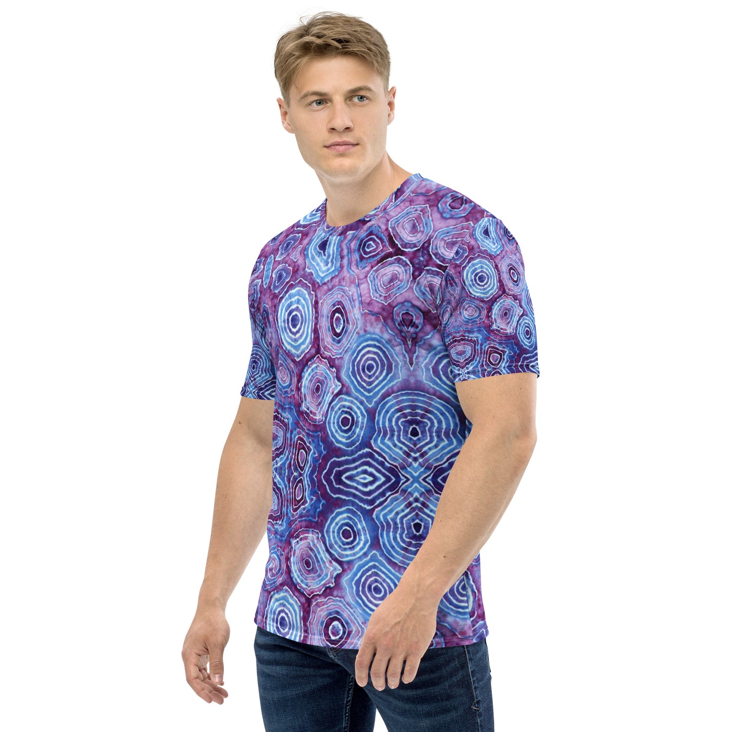 Tie Dye Print Men's T-Shirt