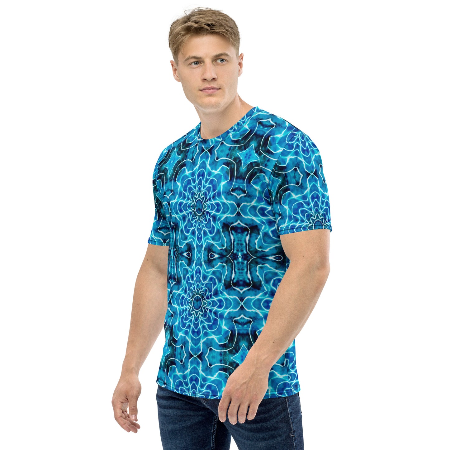 Tie Dye Print Men's T-shirt