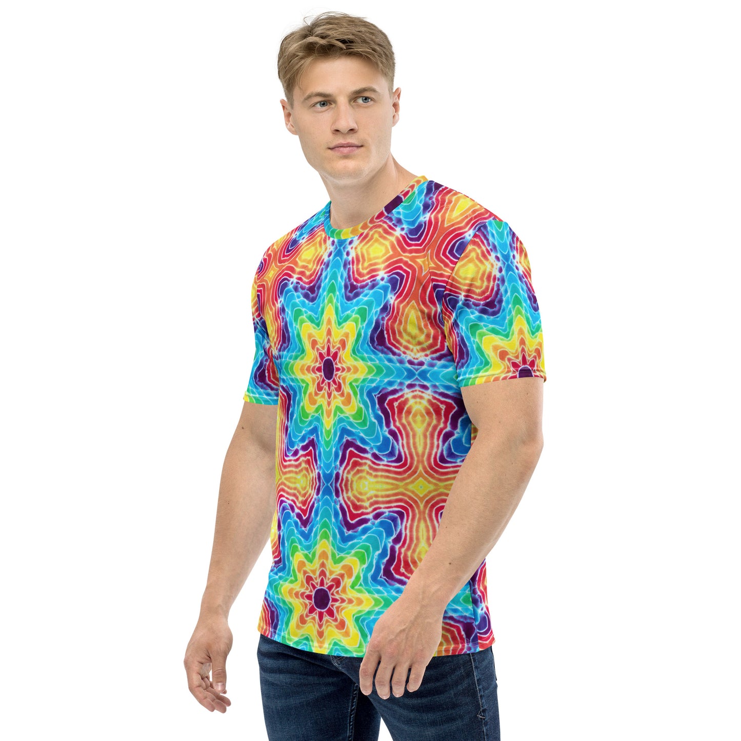 Tie Dye Print Men's T-shirt