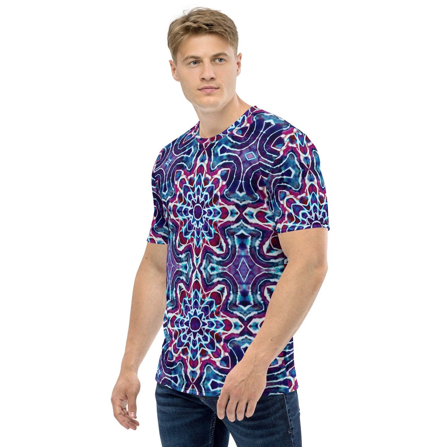 Tie Dye Print Men's T-shirt