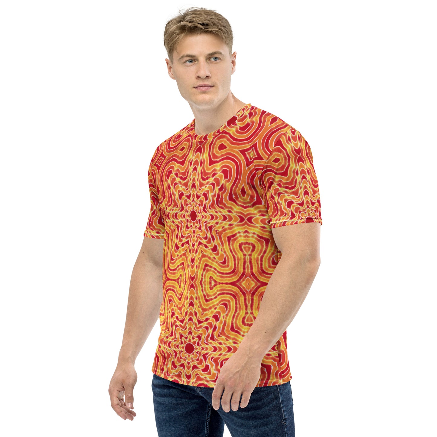 Tie Dye Print Men's T-shirt