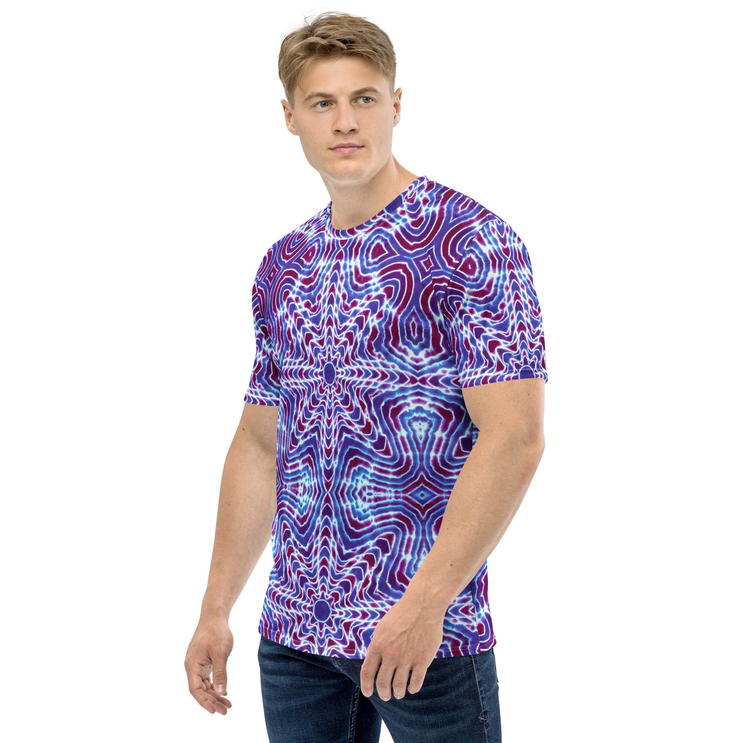 Tie Dye Print Men's T-shirt