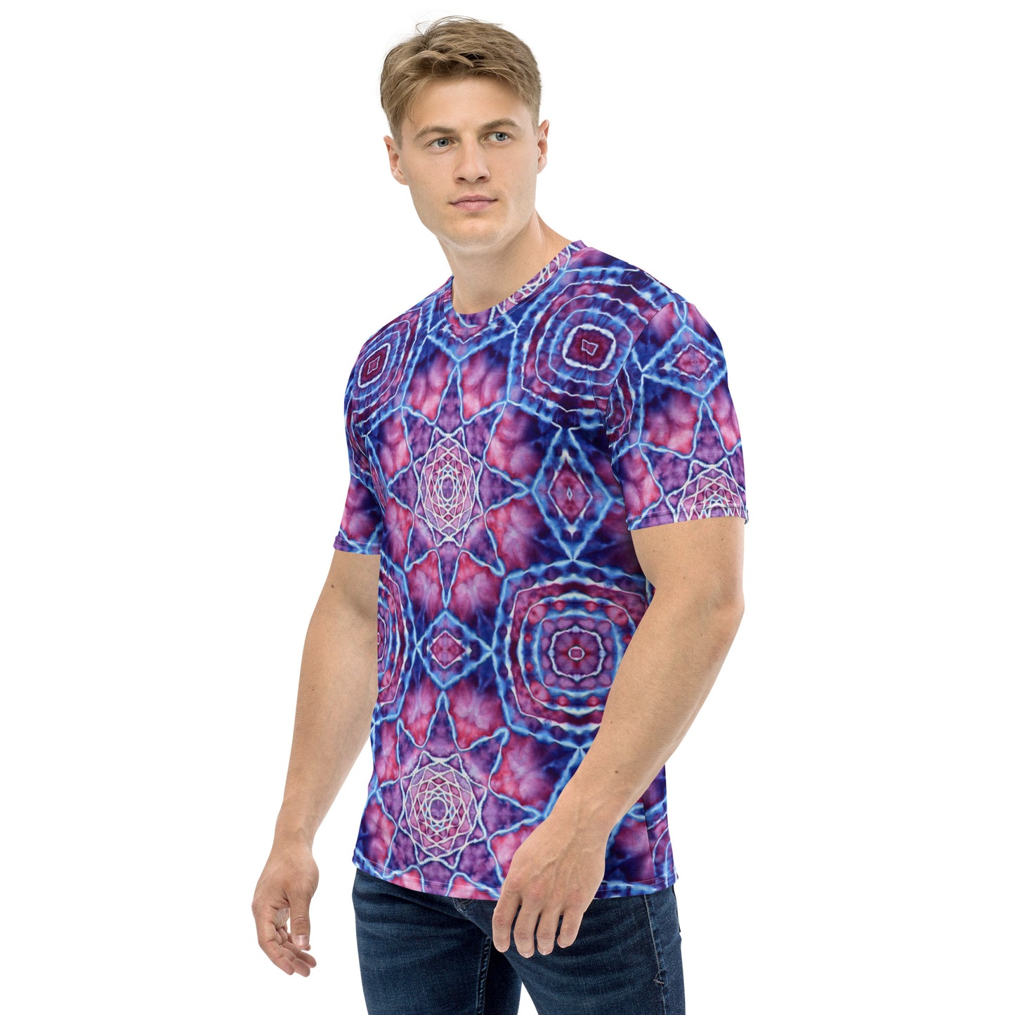 Tie Dye Print Men's T-shirt