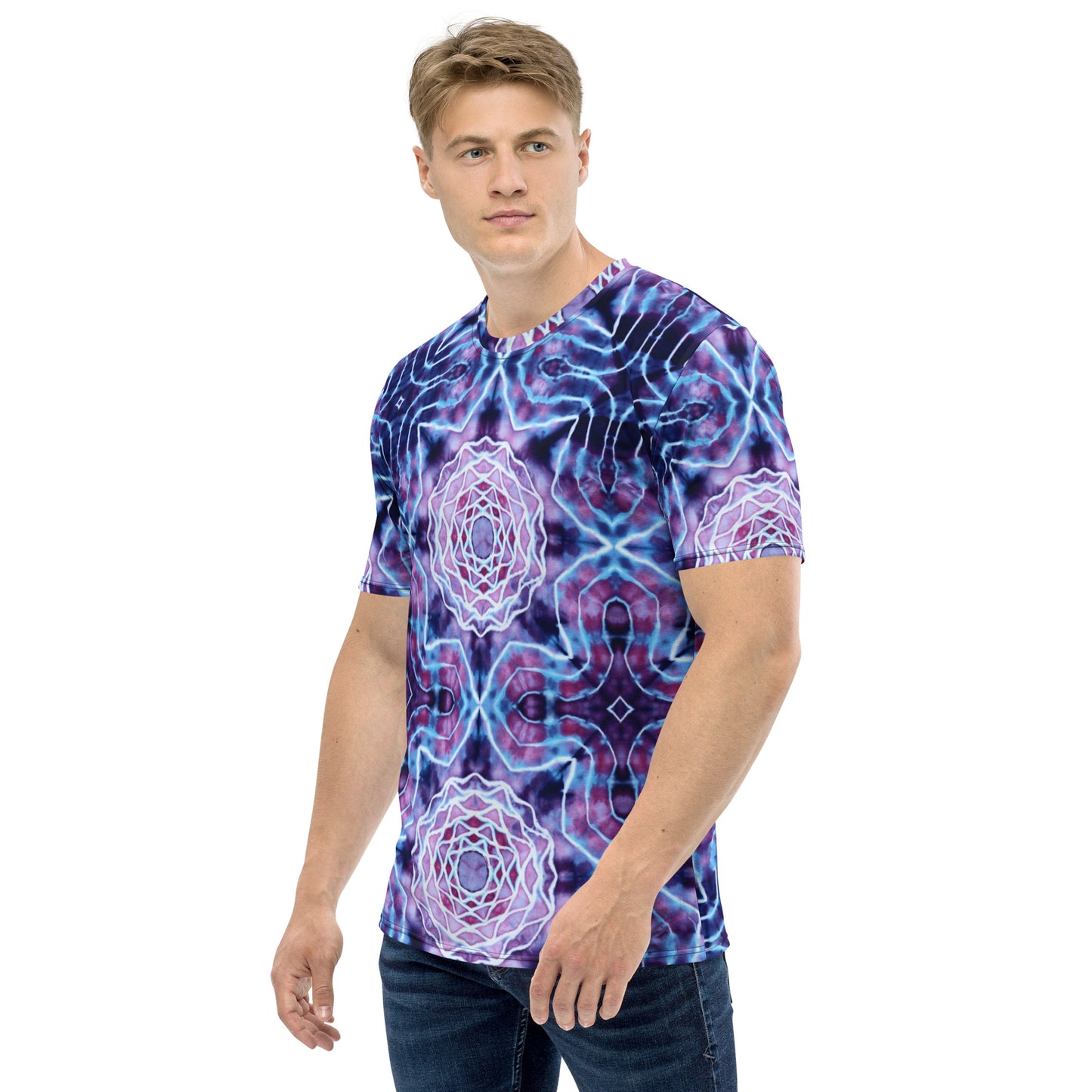 Tie Dye Print Men's T-shirt