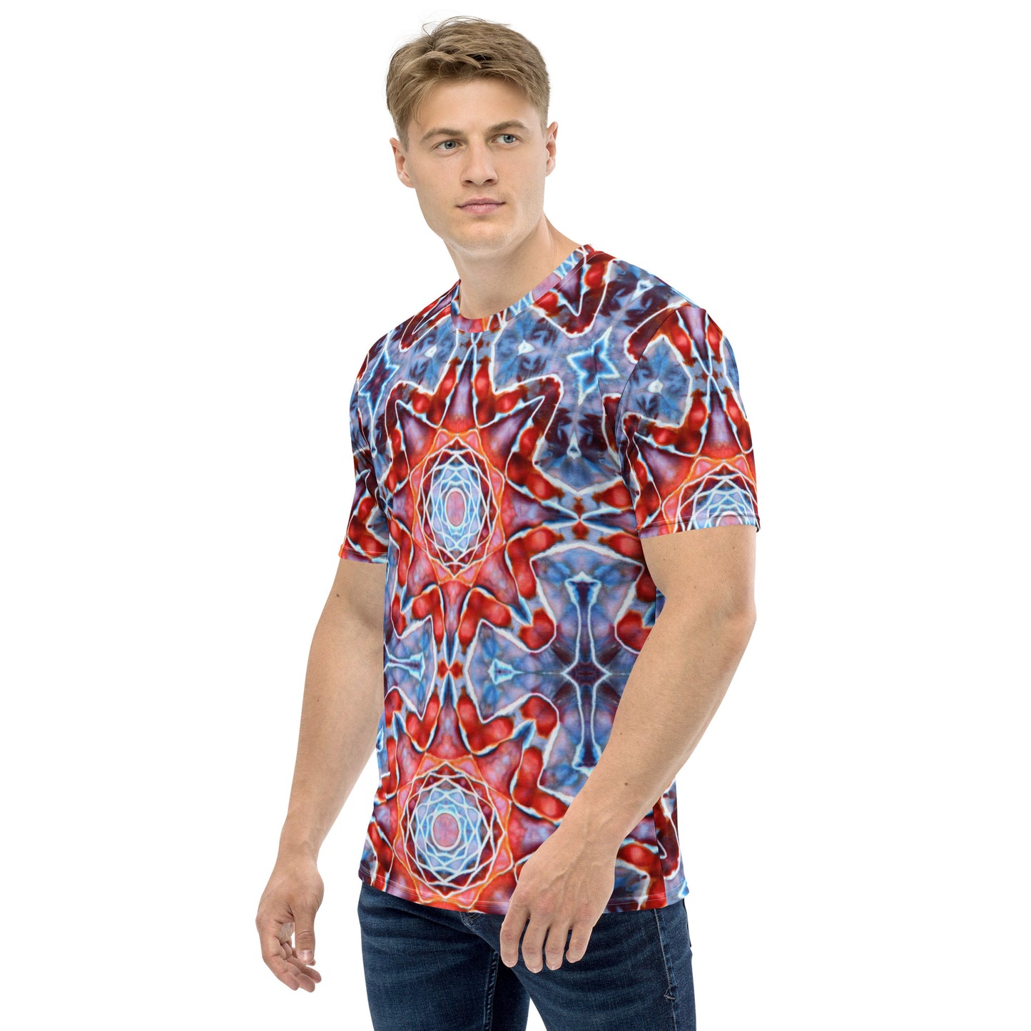 Tie Dye Print Men's T-shirt