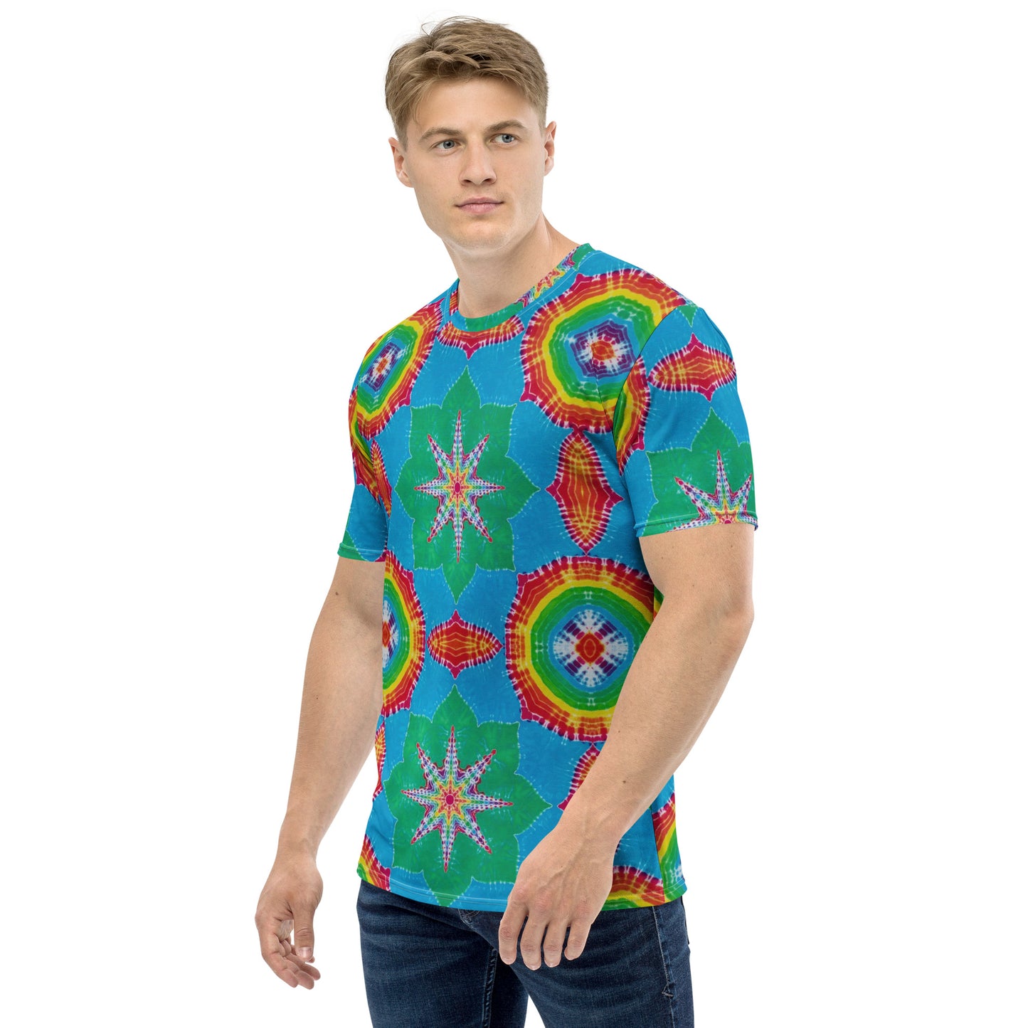 Tie Dye Print Men's T-shirt