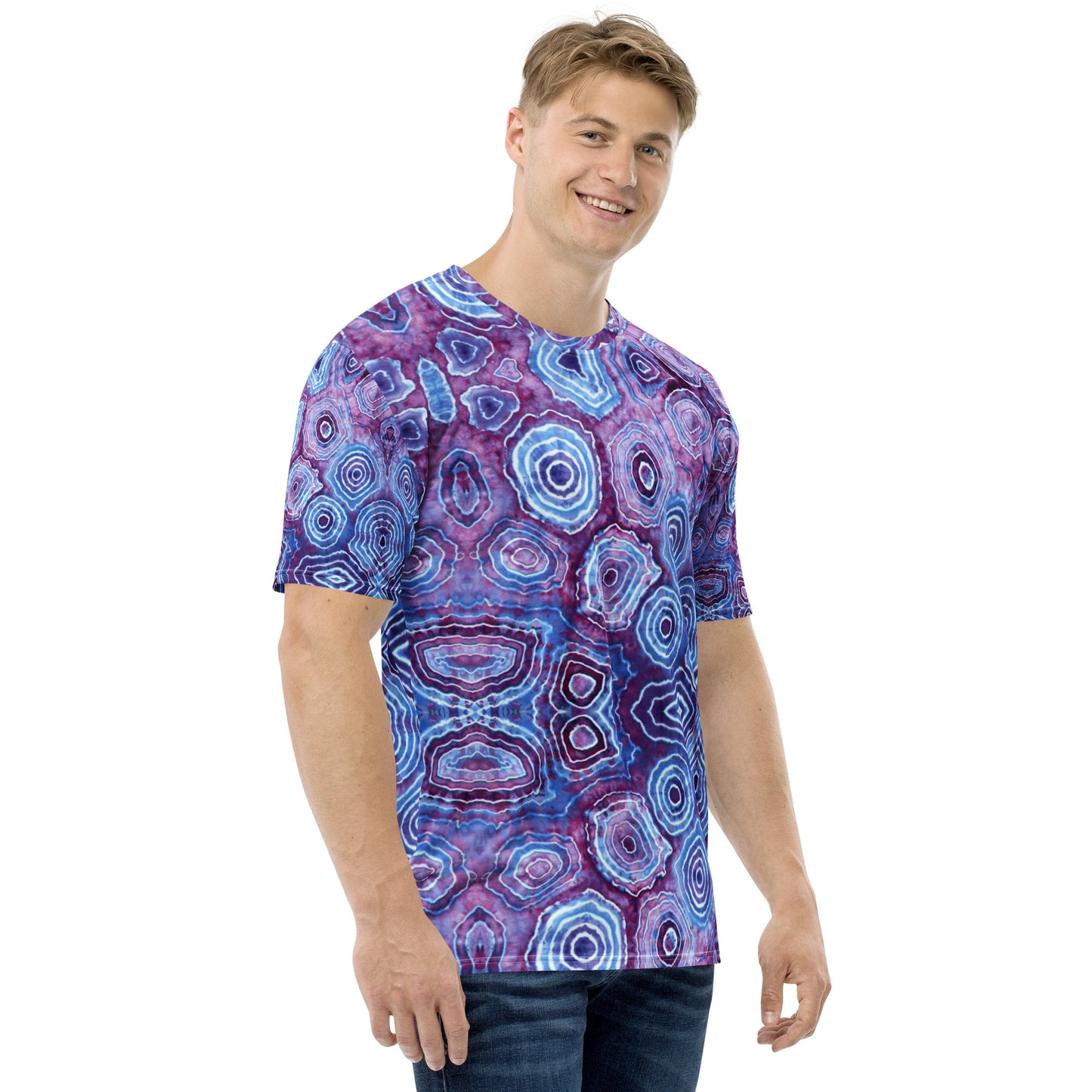 Tie Dye Print Men's T-Shirt