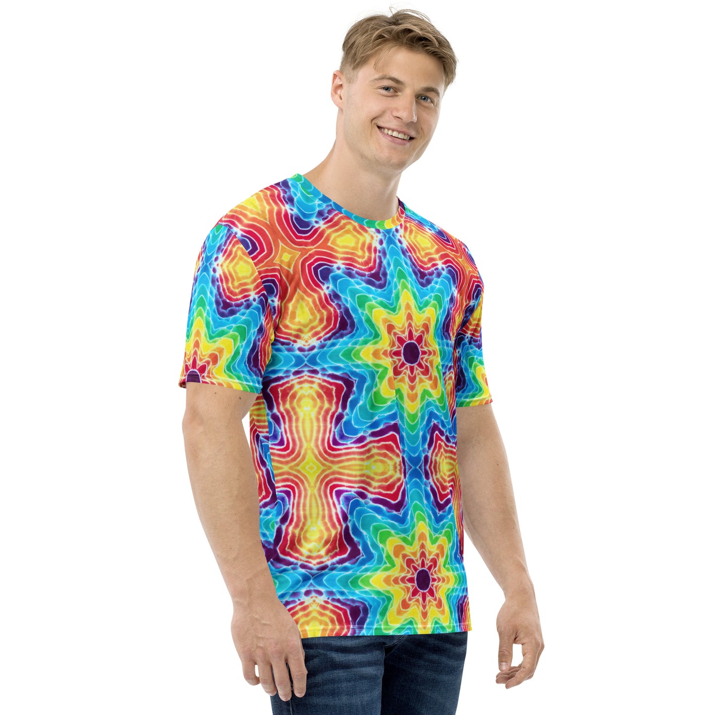 Tie Dye Print Men's T-shirt