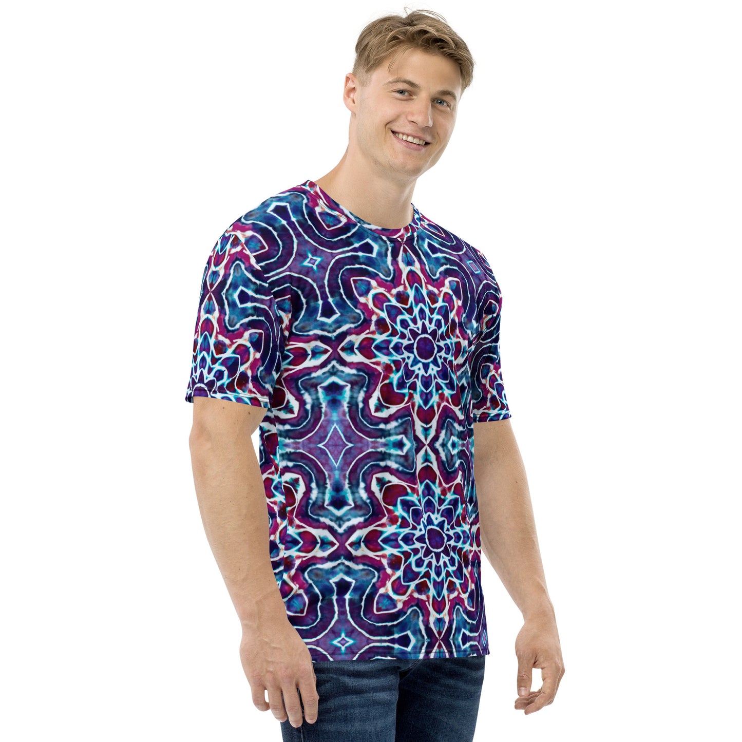 Tie Dye Print Men's T-shirt