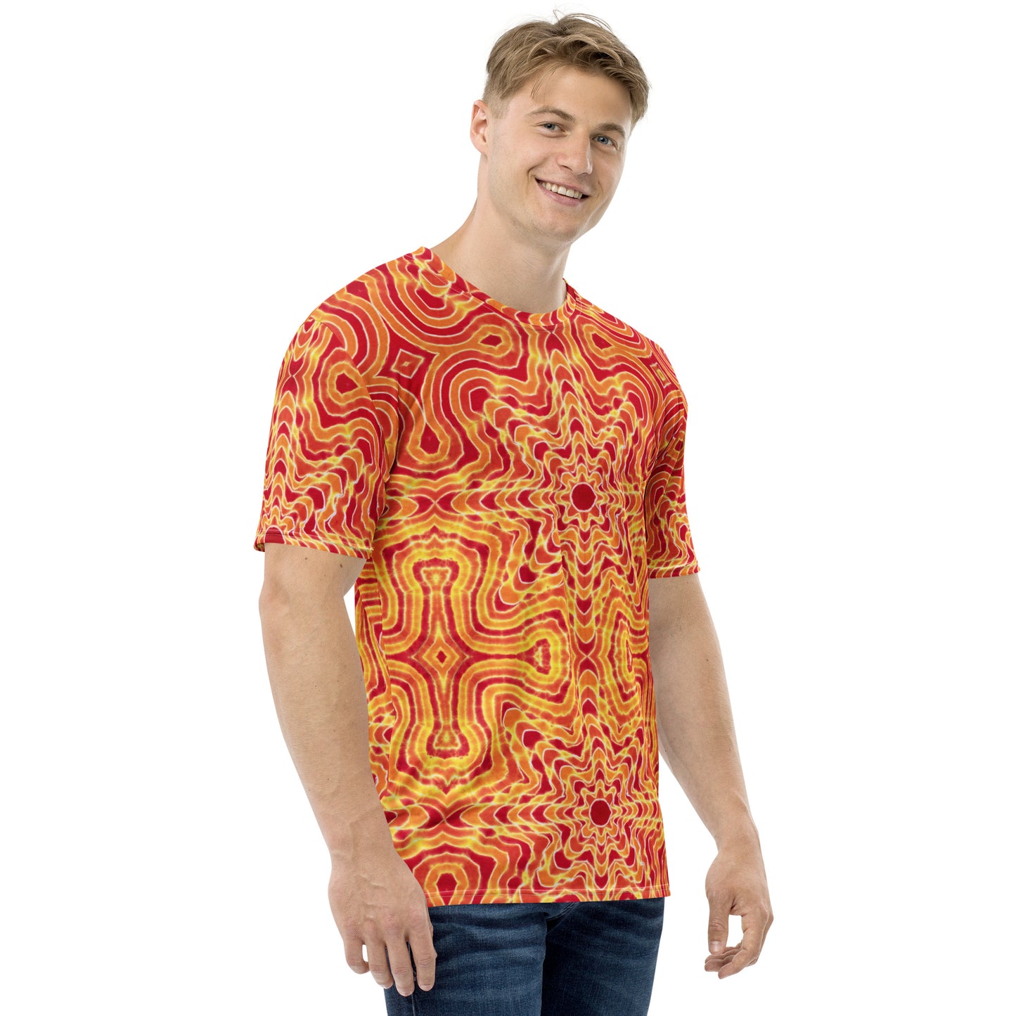 Tie Dye Print Men's T-shirt