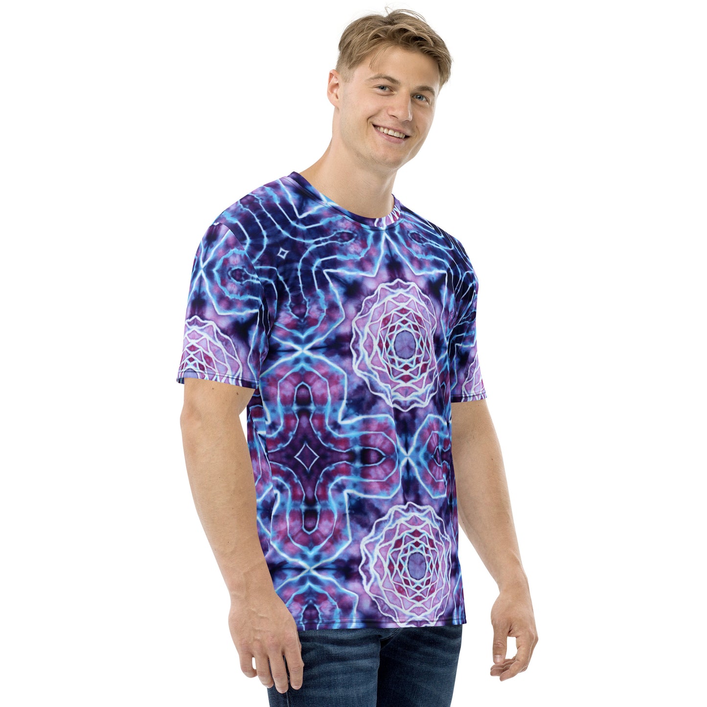 Tie Dye Print Men's T-shirt