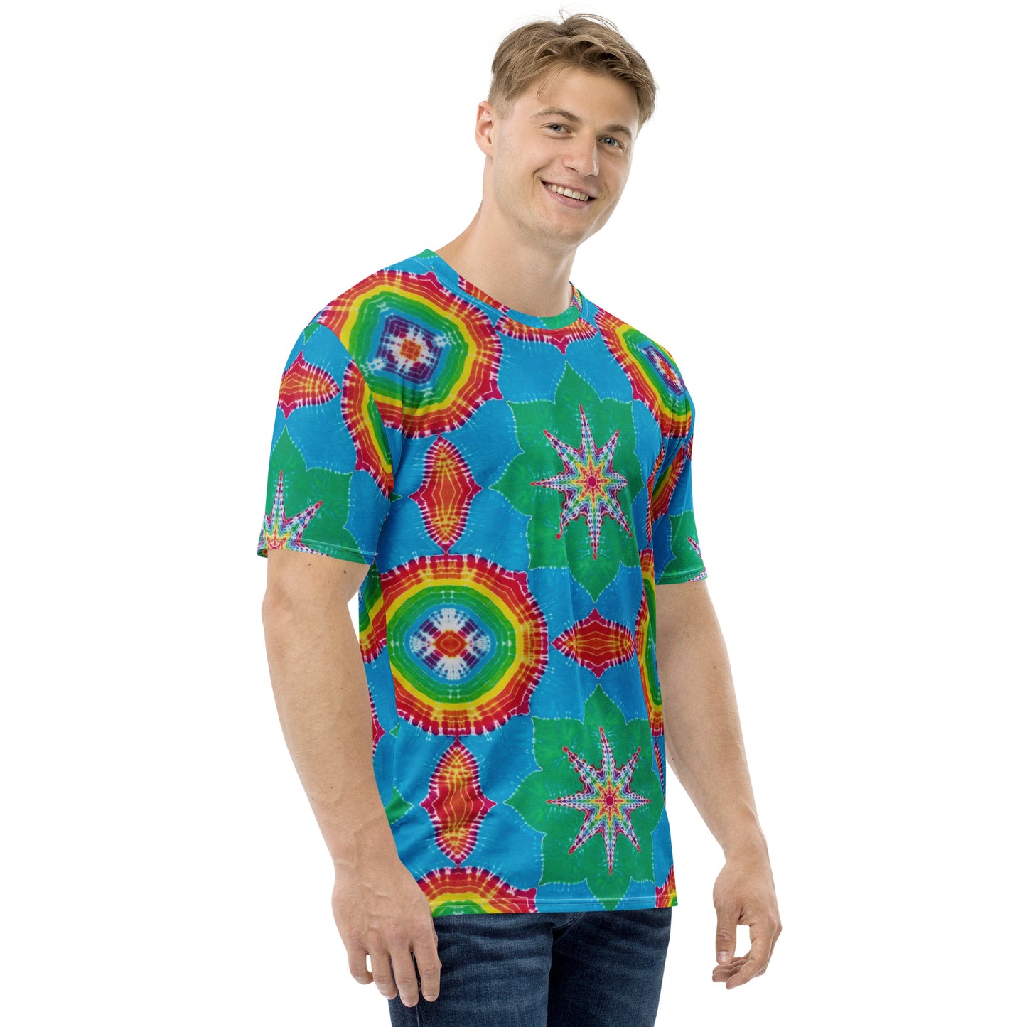 Tie Dye Print Men's T-shirt