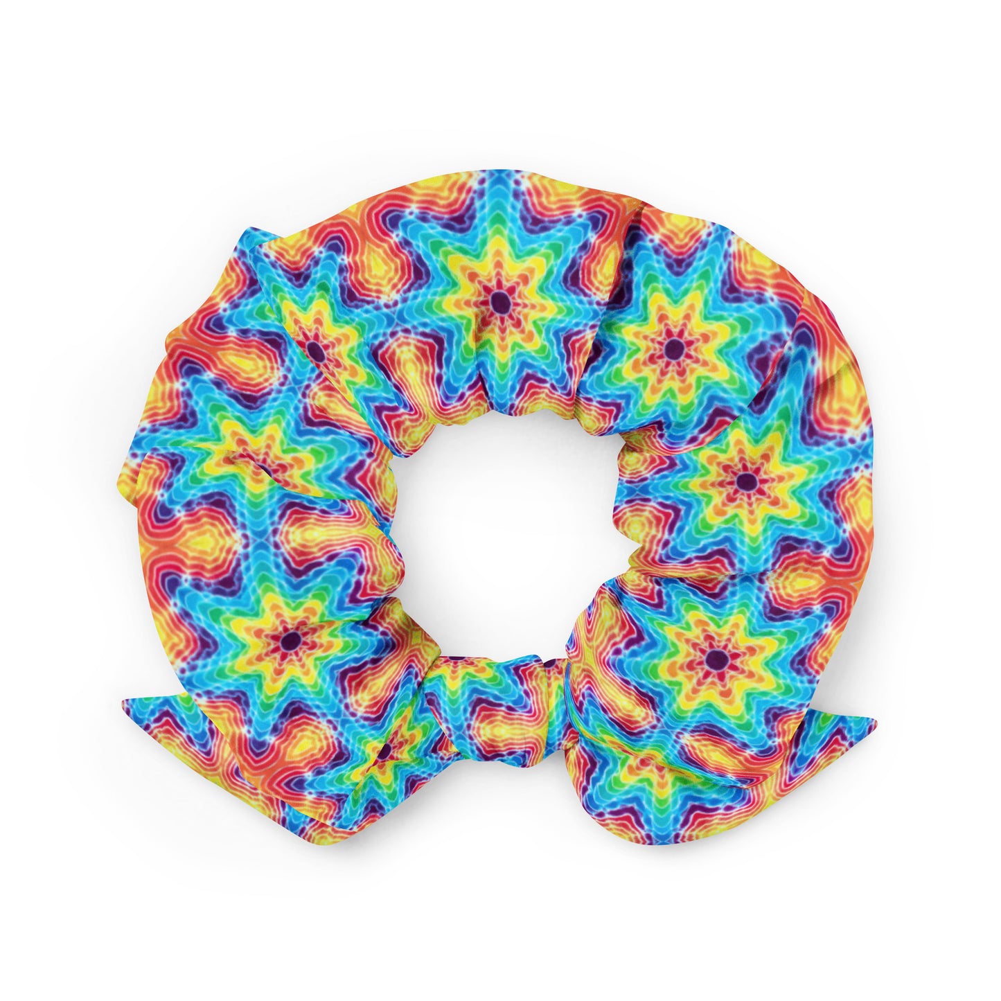 Tie Dye Print Scrunchie