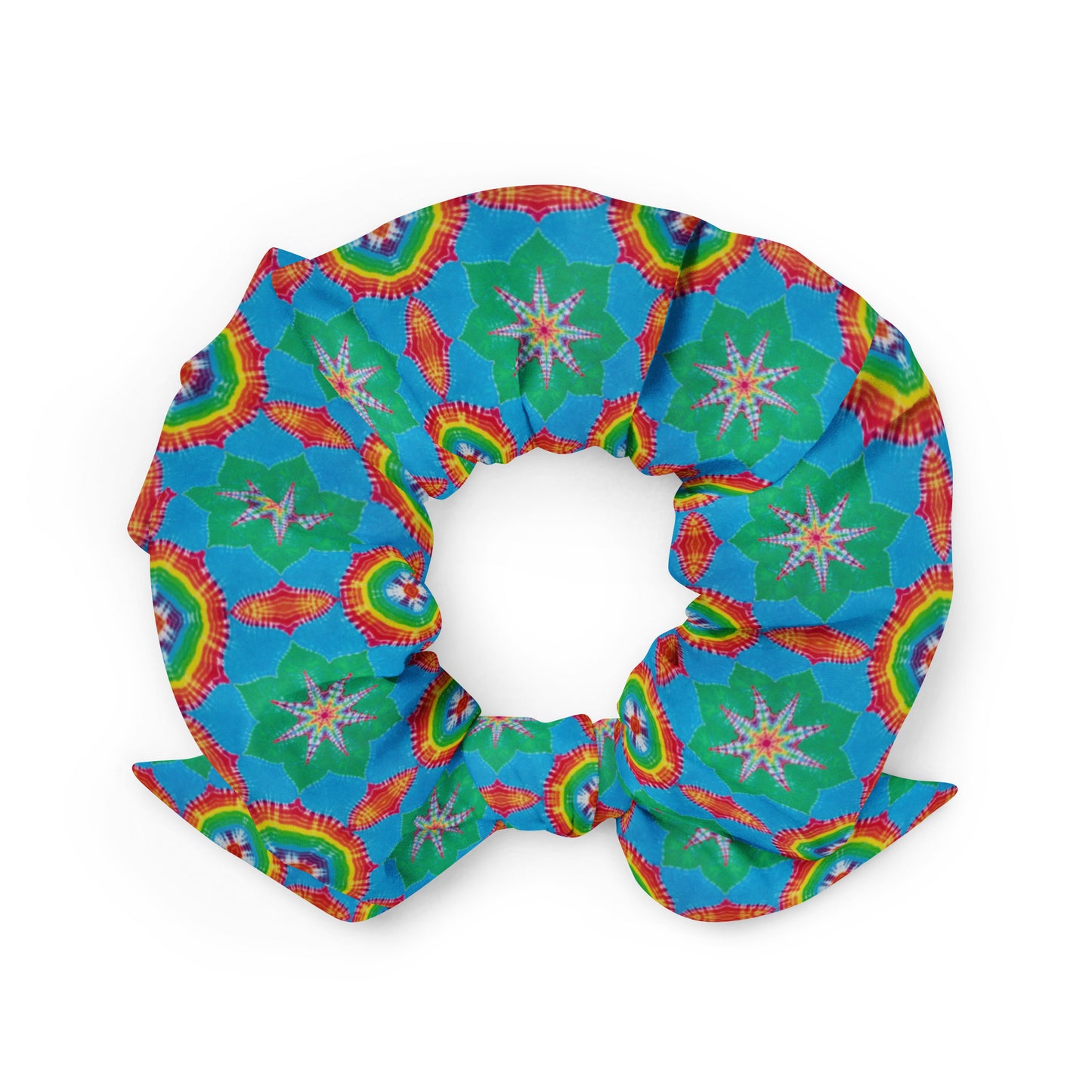 Tie Dye Print Scrunchie