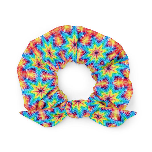 Tie Dye Print Scrunchie