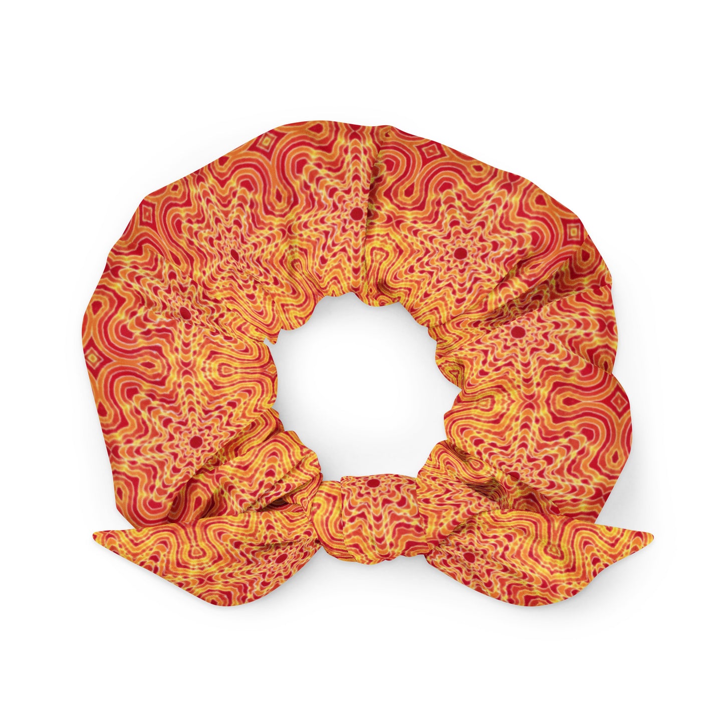 Tie Dye Print Scrunchie