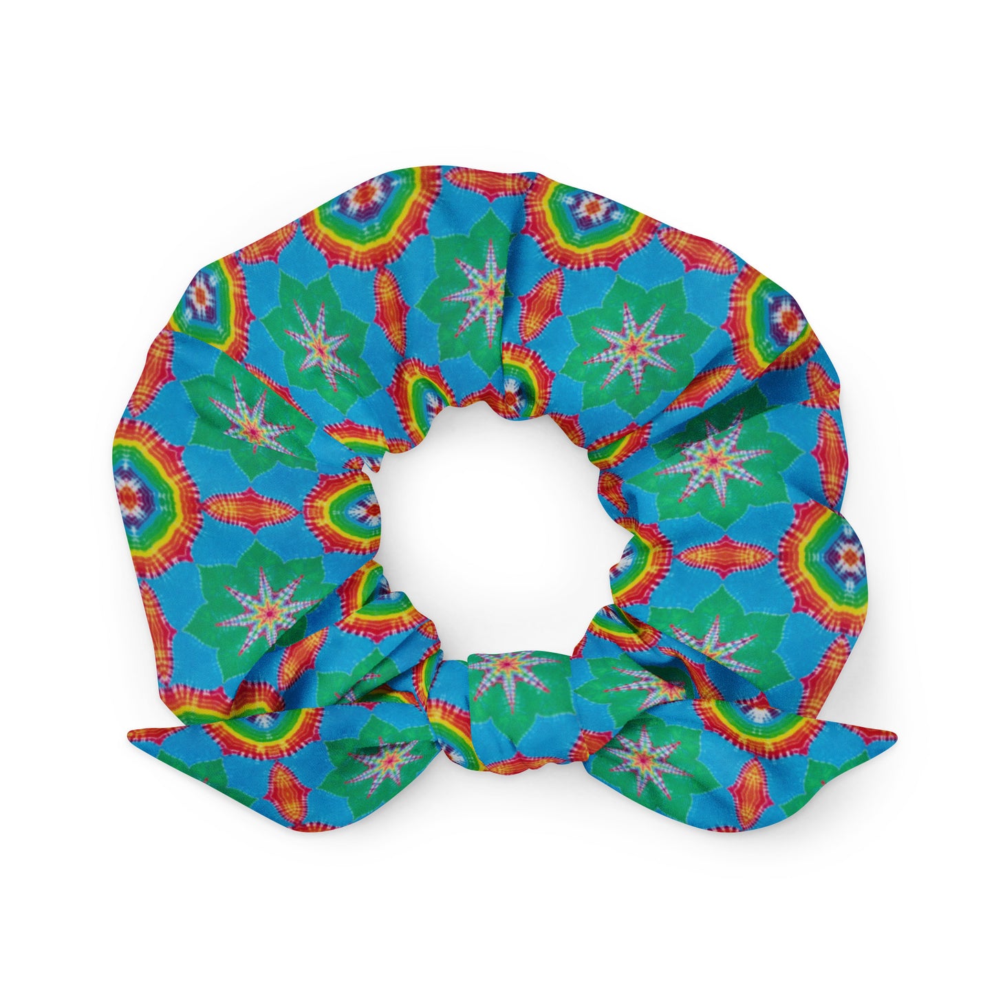 Tie Dye Print Scrunchie