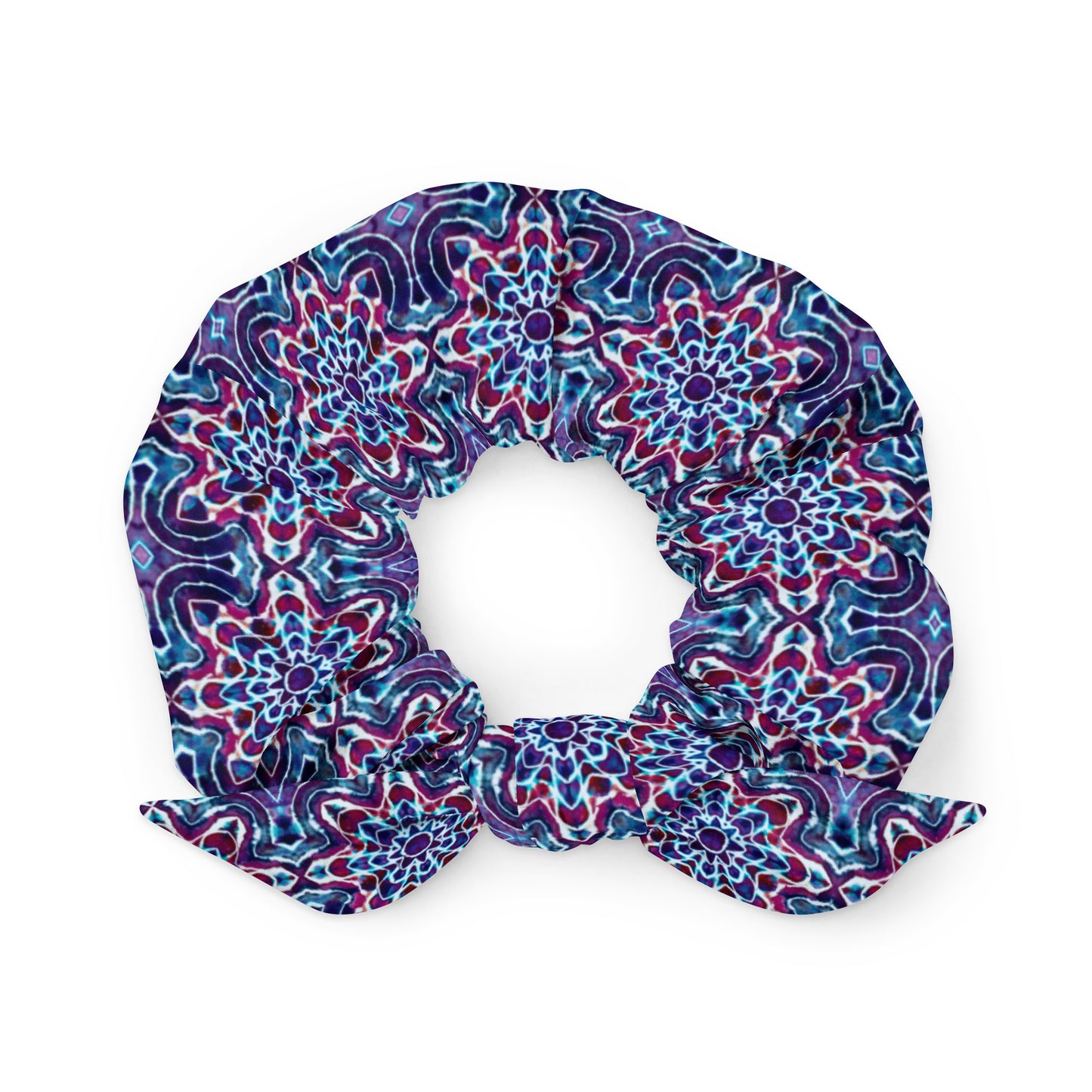 Tie Dye Print Scrunchie