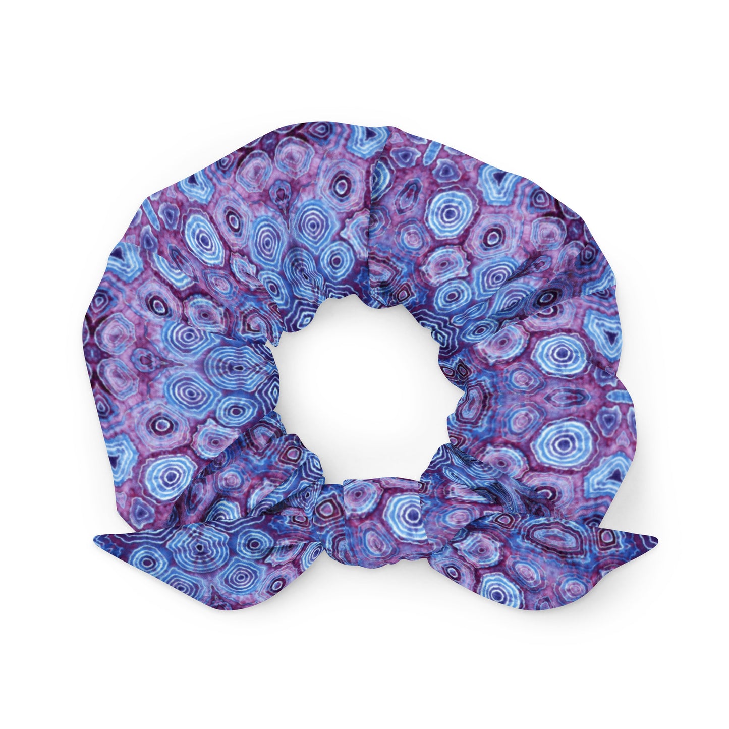 Tie Dye Print Scrunchie