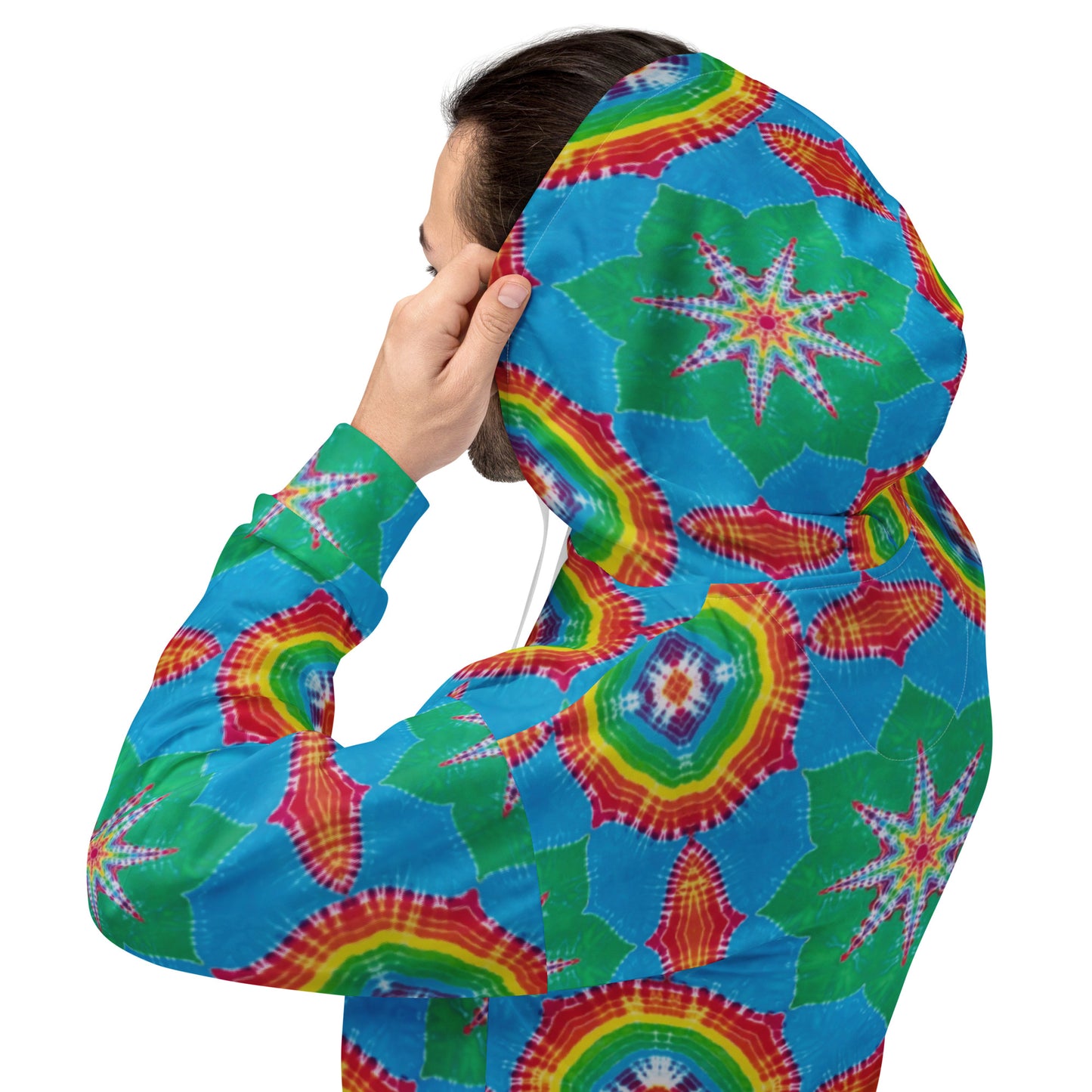 Tie Dye Print Hoodie