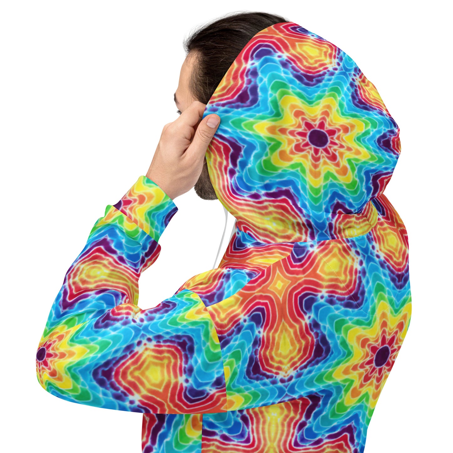 Tie Dye Print Hoodie