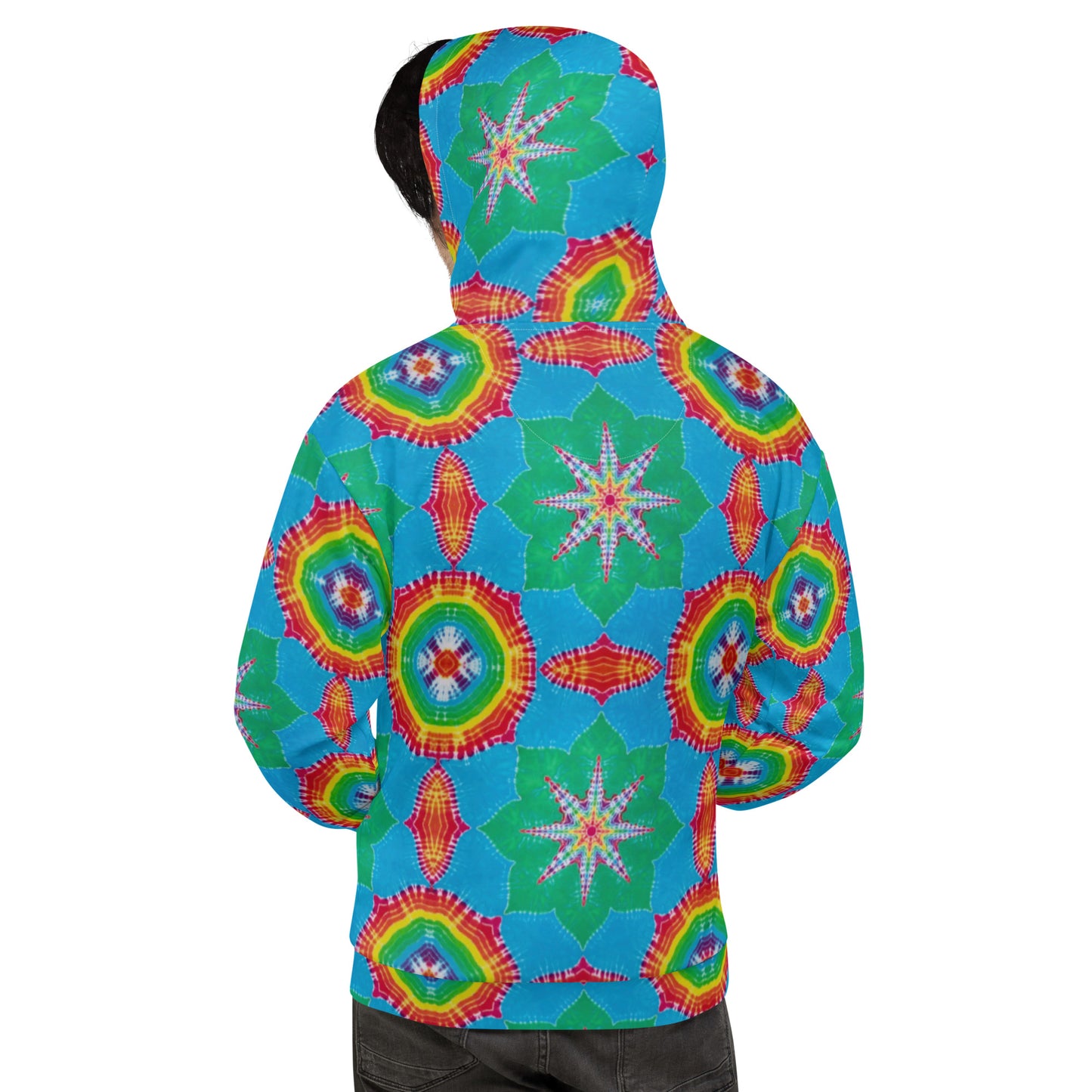 Tie Dye Print Hoodie