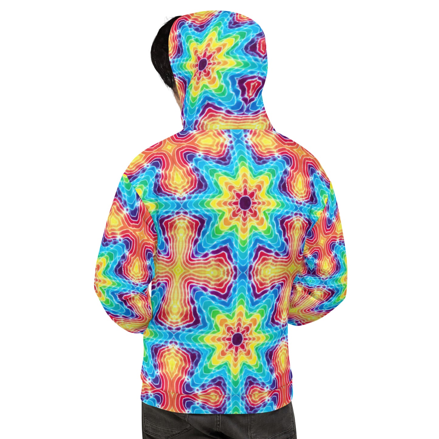 Tie Dye Print Hoodie