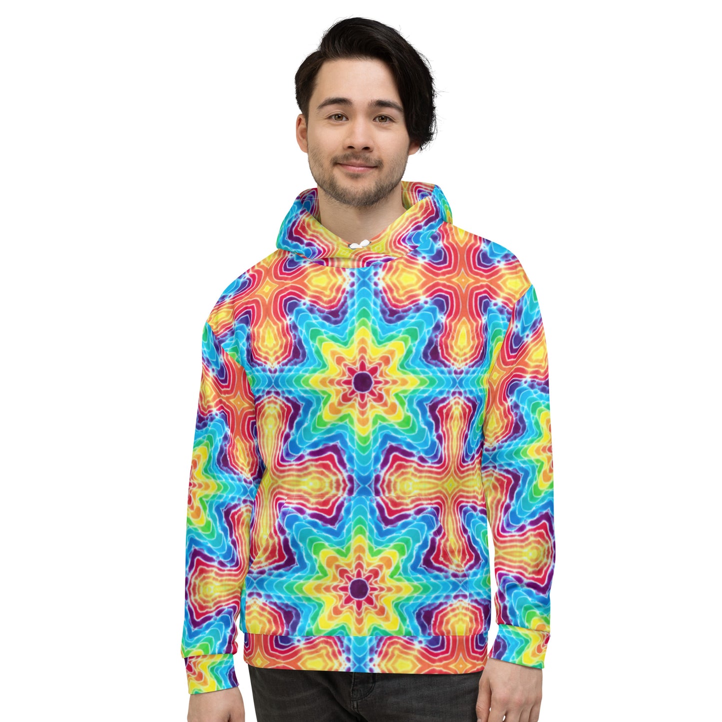 Tie Dye Print Hoodie