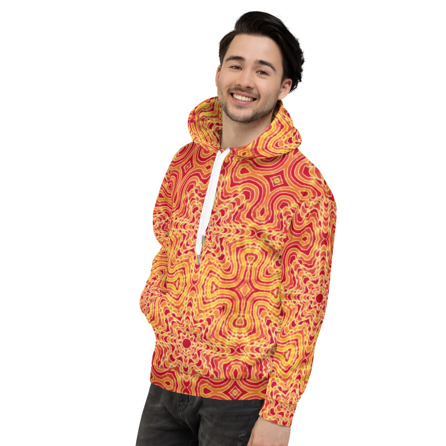 Tie Dye Print Hoodie