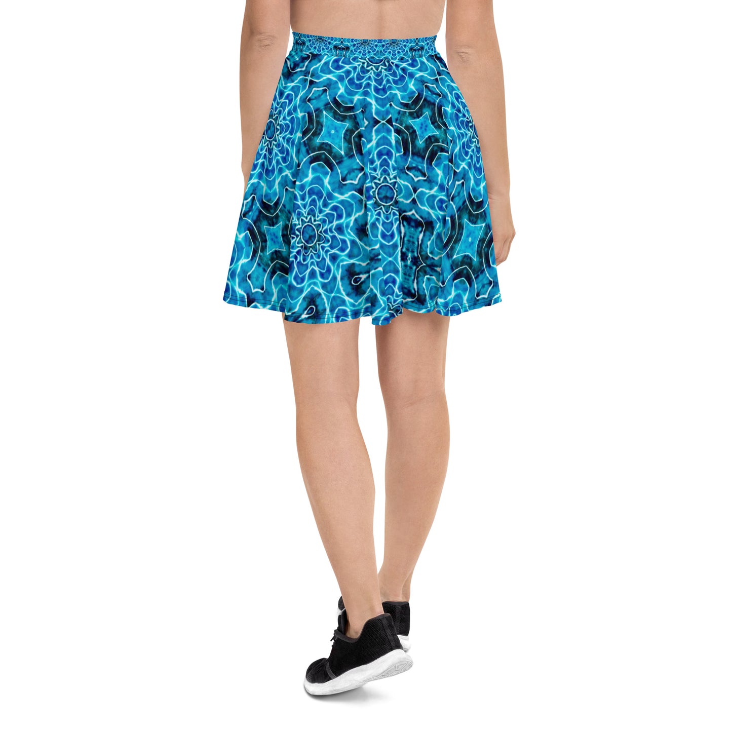 Tie Dye Print Skater Skirt