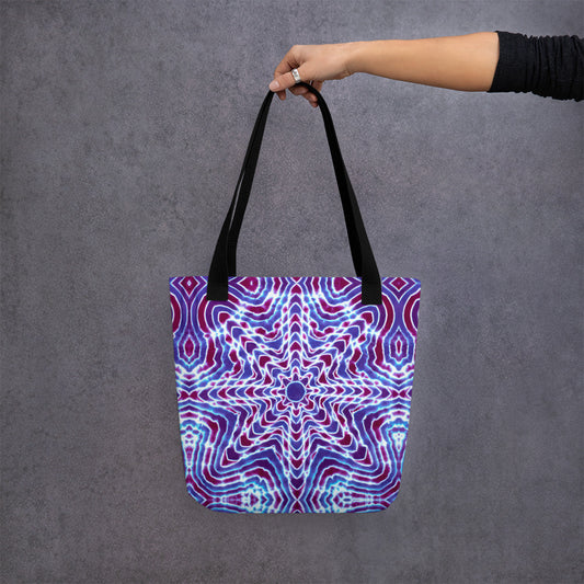 Tie Dye Print Tote Bag