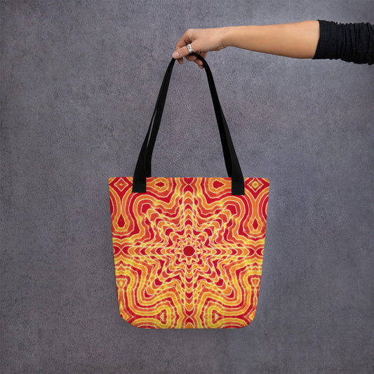 Tie Dye Print Tote Bag