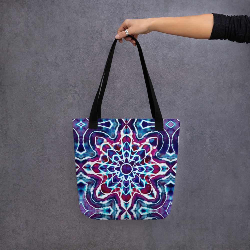 Tie Dye Print Tote Bag