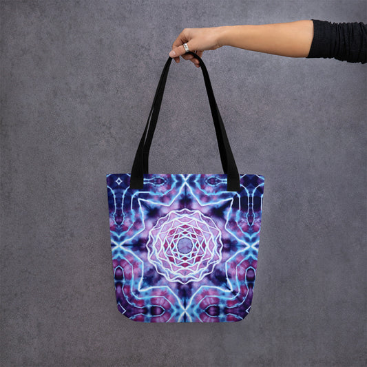 Tie Dye Print Tote Bag