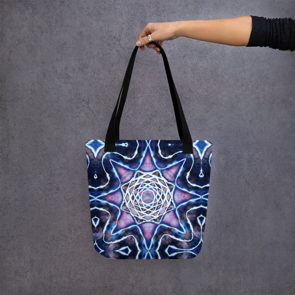 Tie Dye Print Tote Bag