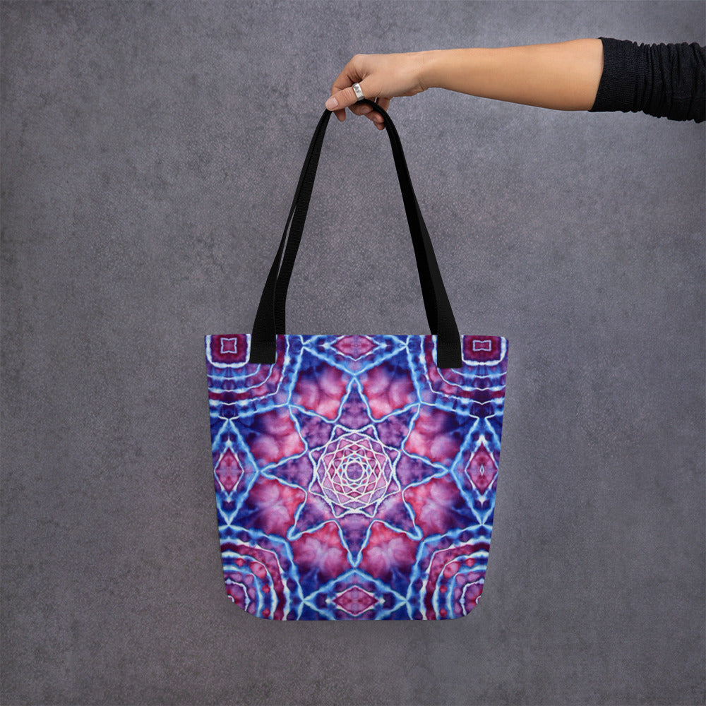 Tie Dye Print Tote Bag