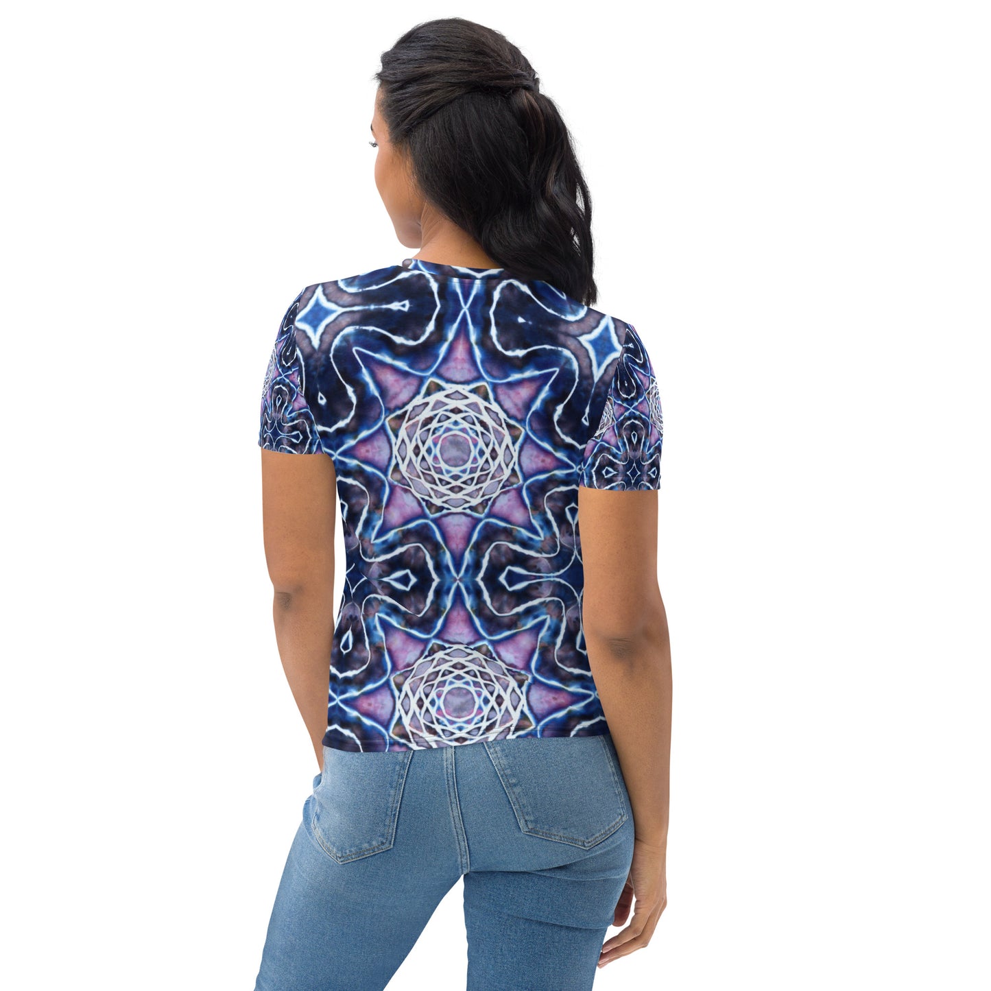 Tie Dye Print Women's T-Shirt