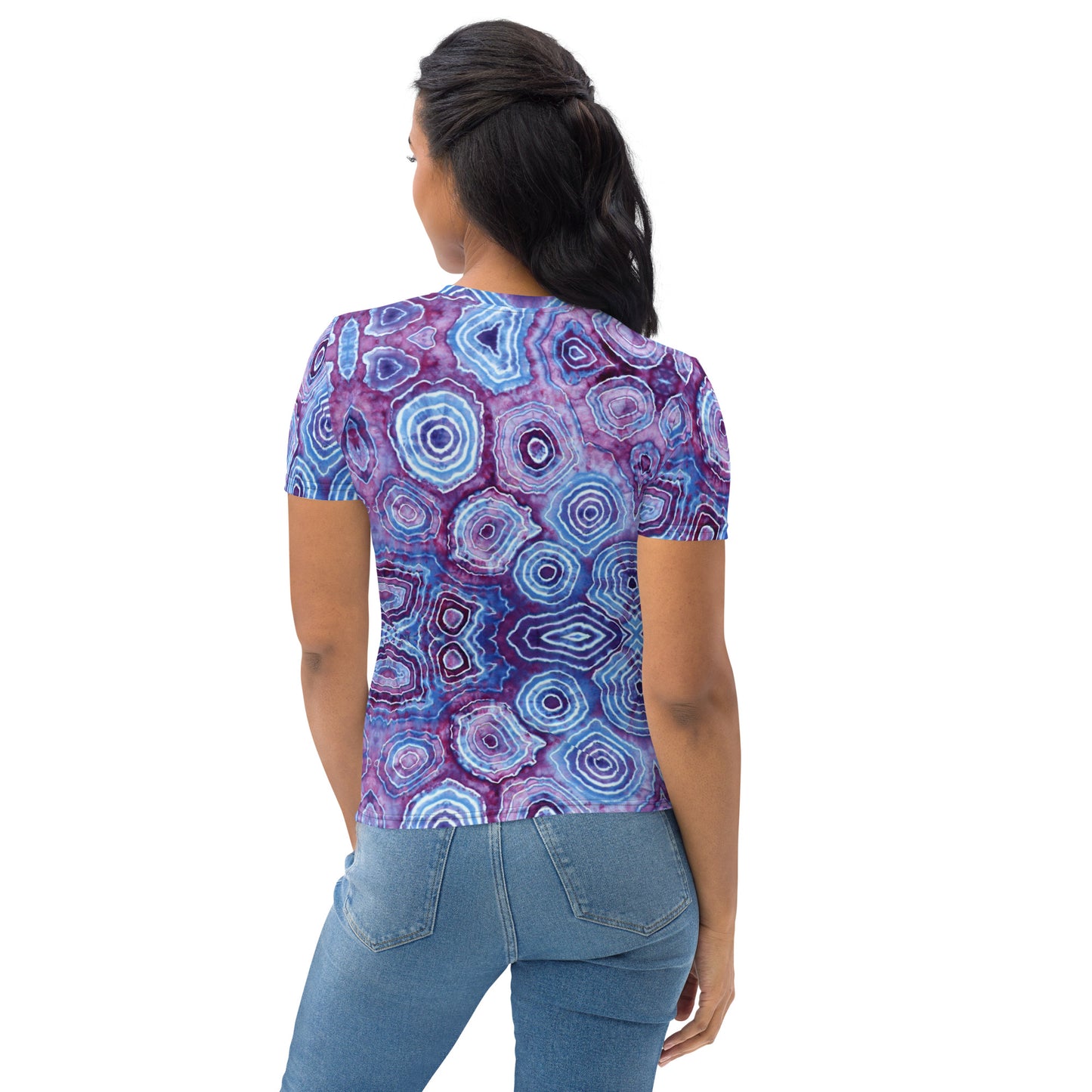 Tie Dye Print Women's T-Shirt