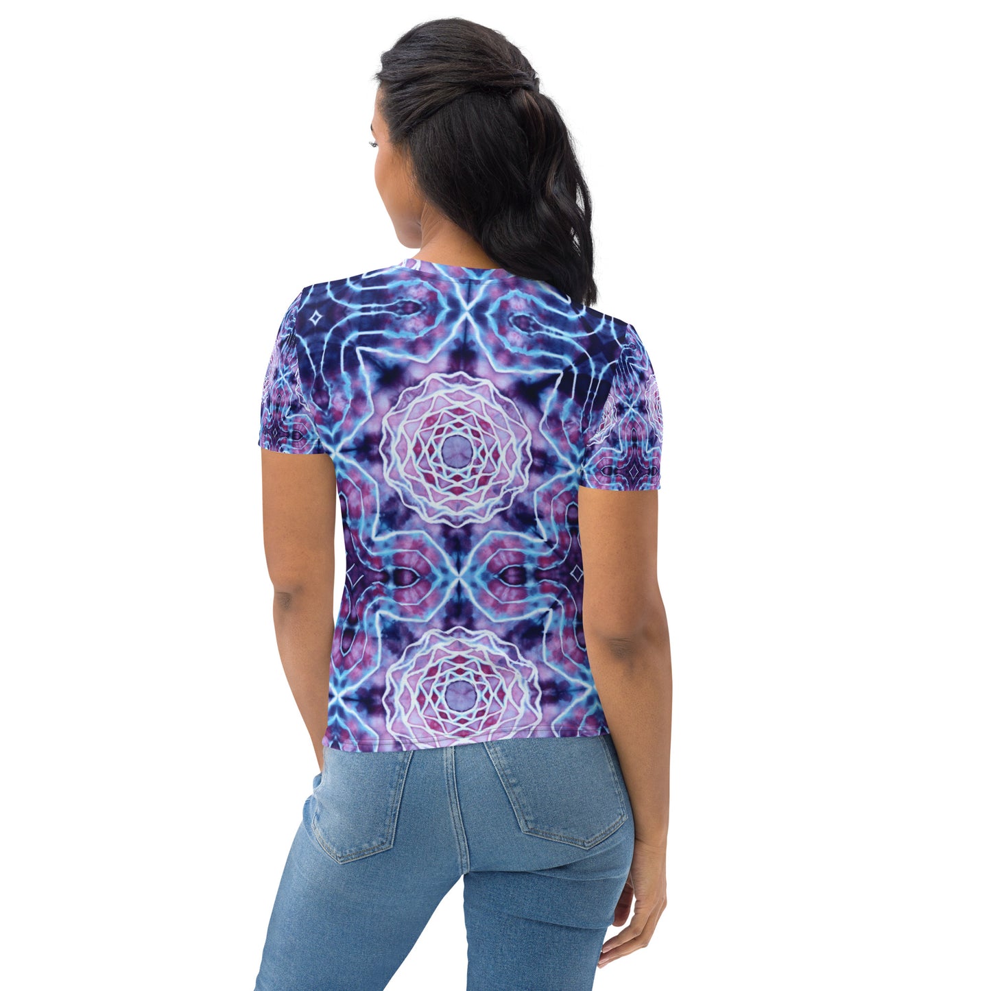 Tie Dye Print Women's T-Shirt