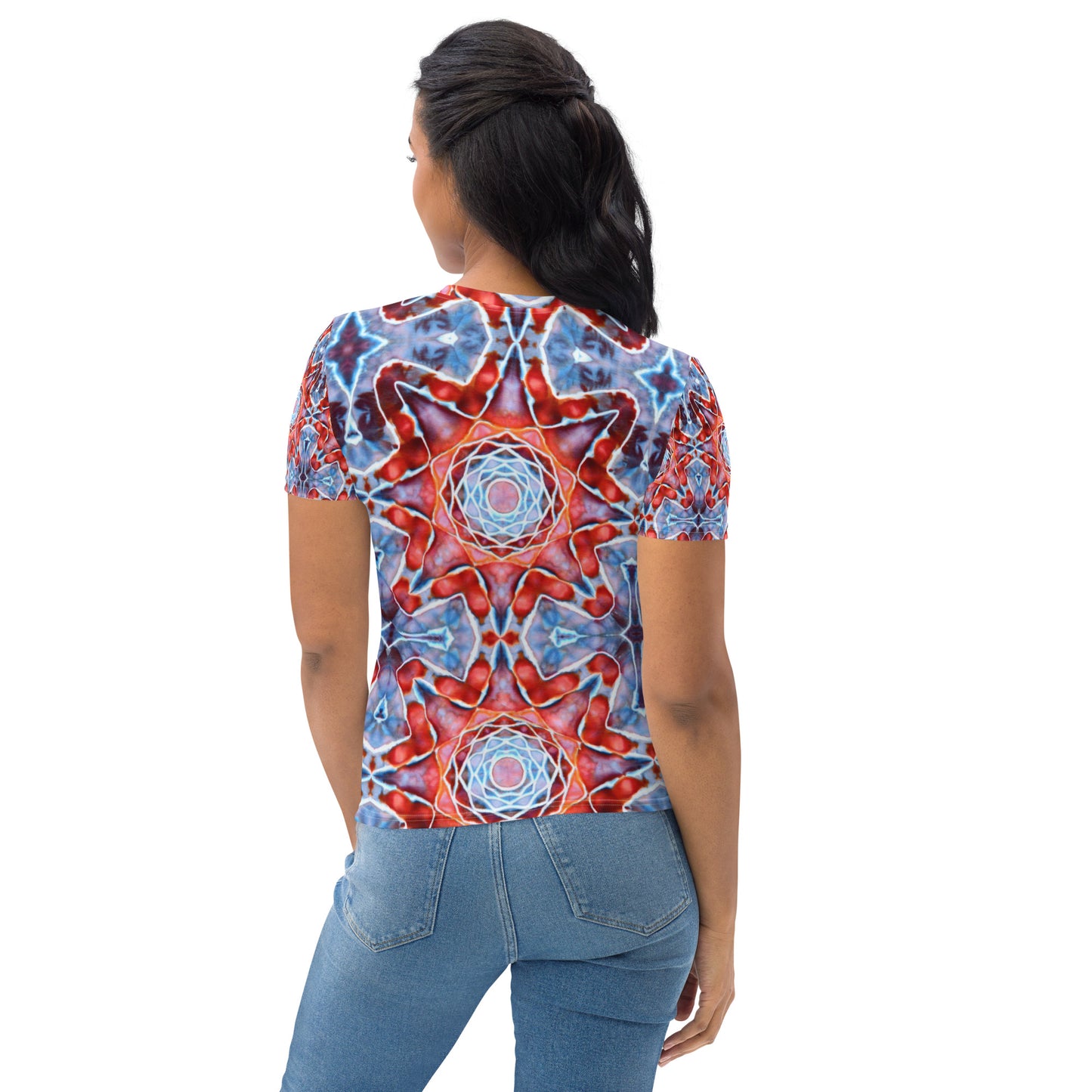 Tie Dye Print Women's T-Shirt