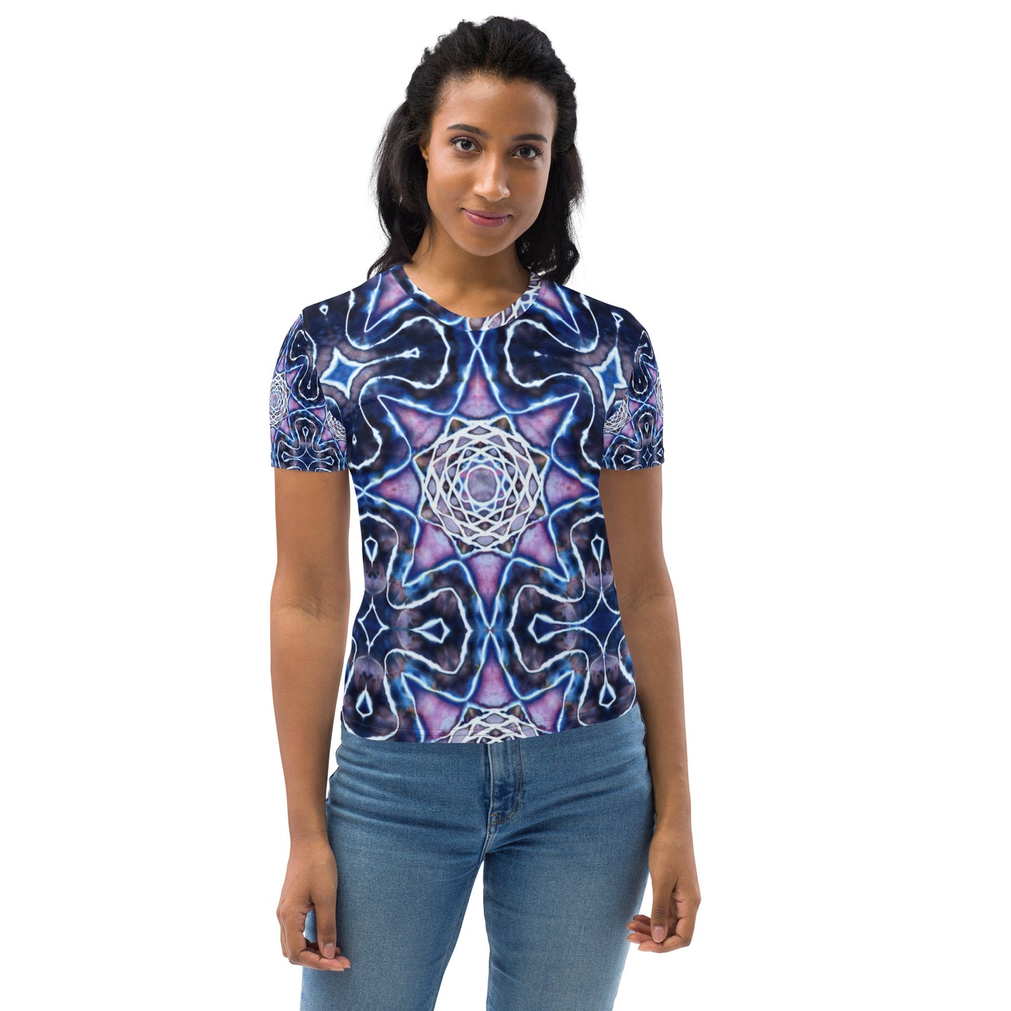 Tie Dye Print Women's T-Shirt