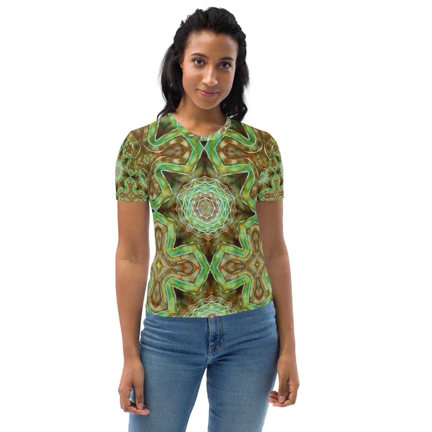 Tie Dye Print Women's T-Shirt